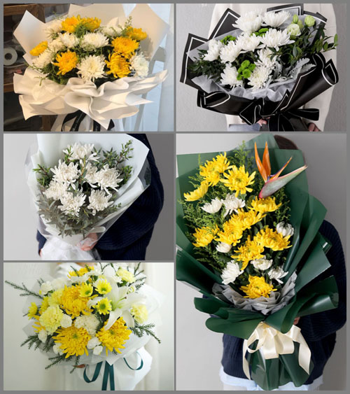贵州毕节市赫章县河镇乡舍虎村白事花束代送